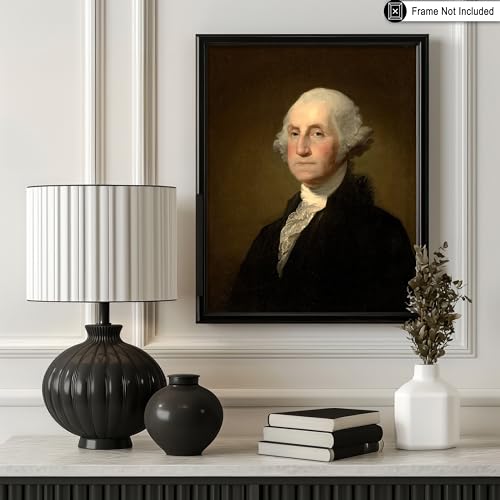 Poster Master PM001523-08X10 Vintage George Washington Poster - George Washington Portrait Print - President Of The United States Art - Gift For Men & Women - Decor For Office Or Library - 8X10 Unframed Wall Art thumb #2