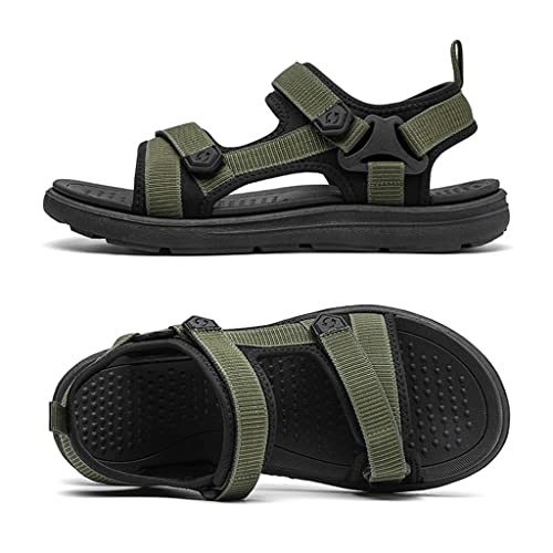 Men Sandals Man Sandals Outdoor Casual Shoes Mountain Hiking Sandals Non-Slip Beach Sandals(D,40 Code)4