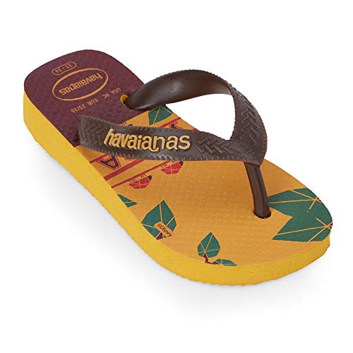 Chinelo Lion King, Havaianas, Criança Unissex, Amarelo Banana, 23/24