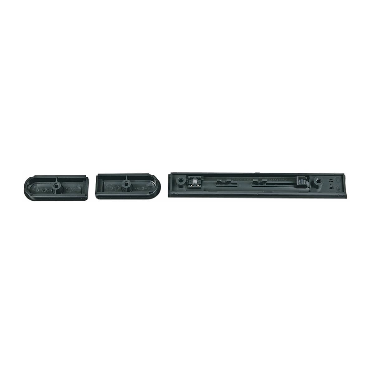 easyPART Kompatibel/Ersatz für BOSCH 00757781 Schiebeschalterleiste Blende + 2 Kappen Dunstabzugshaube Neff 757781