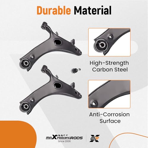 maXpeedingrods 2Pcs Front Lower Control Arm with Ball Joint for Subaru Forester 2009-2013, for Subaru Impreza WRX 2011-2014, MS801051 MS801052 - Image 3