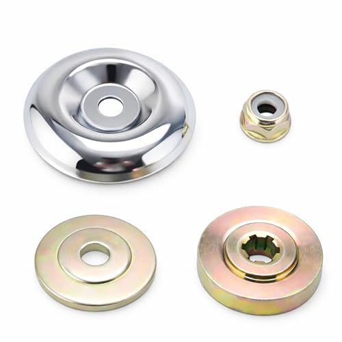 Rowglow 4pcs Kit de Ecrous Tete Debroussailleus Universel, écrous Lames Tête Débroussailleuse Adaptateur Accessoires(4pcs)