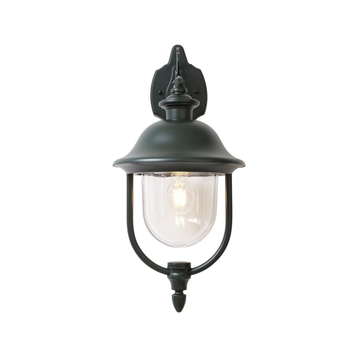 Qazqa Classique applique murale extérieure vert 28cm Genoa
