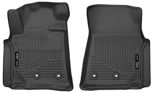 Husky Liners Weatherbeater Floor Mats | Fits 2013-2021 Toyota L& Cruiser; Lexus LX570 | Front Row, 2-pc Black - 13091