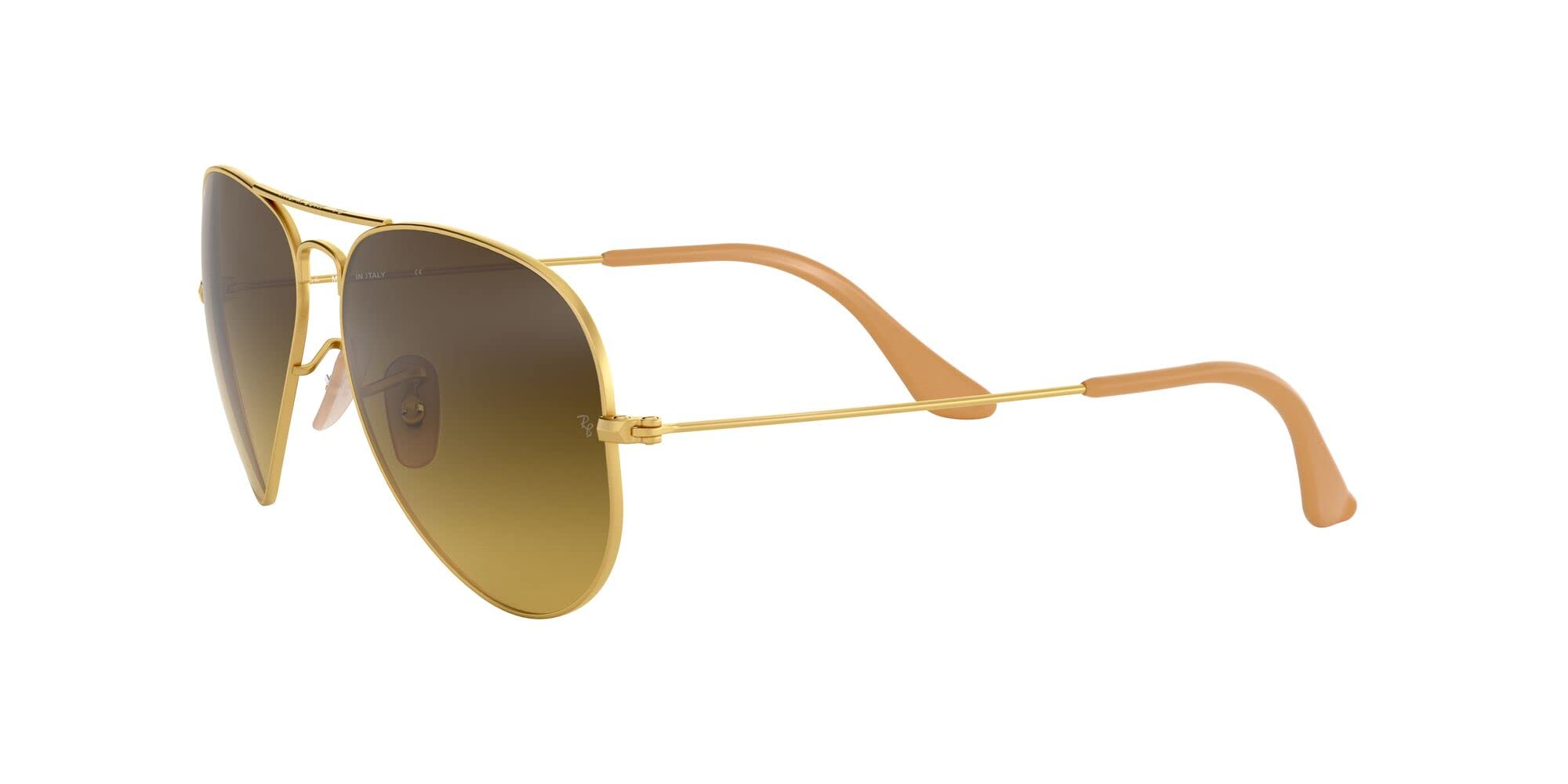 Ray-Ban Occhiali da sole Aviator Large Metal, unisex, Oro (Gold 001/3E), One Size