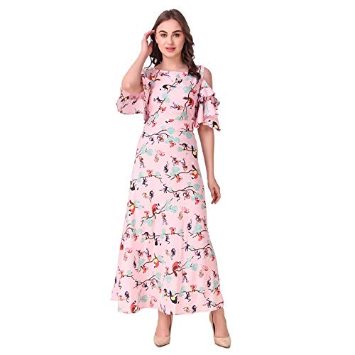 Cold Shoulder Ruffle Sleeves 