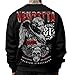 Produktbild Vendetta Inc. Männer Sweatshirt Rundhals Save The Haeven Skull schwarz VD-4068 (DE/NL/SE/PL, Alphanumerisch, L, Regular, Regular, Schwarz)