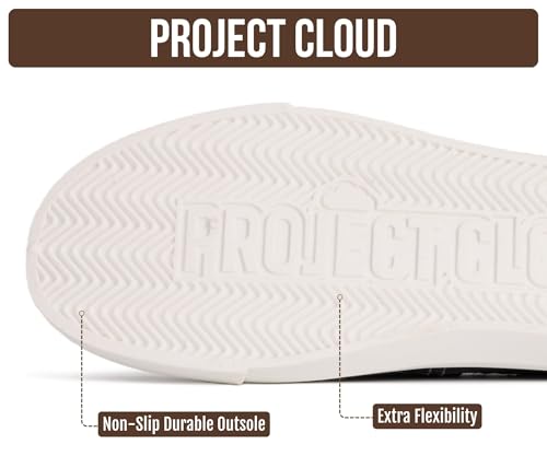 Image of Project Cloud Canvas Sneakers for Women - Memory Foam Slip On Shoes Women Footwear - Lightweight and Non Slip Fashion Sneakers (Seasalt)