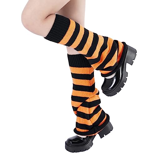 Image of Komorebi Leg Warmers Y2K Kawaii Leg Warmers for Girl Women Cute Knitted Socks Y2K Harajuku Goth Accessories