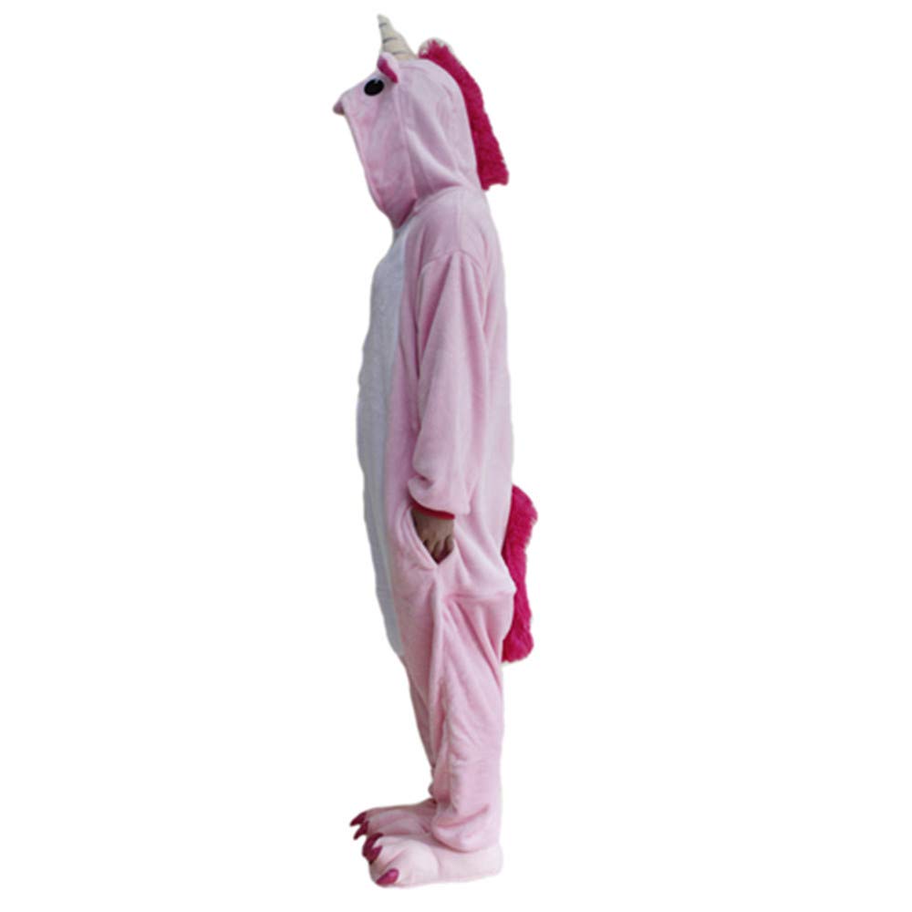 Black Sugar Combinaison Kigurimi Pyjama Grenouillère Lémurien Zèbre Requin Dinosaure Licorne Adulte Adolescent Unisexe en Peluche Doux Déguisement Carnaval Cosplay Sans Chaussons