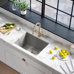 ZAP Matte Finish SS-304 Grade Single Bowl Kitchen Sink Thickness 2.5 mm (24 X 18 X 10 Chrome)