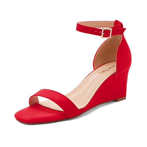 Great Features Of DREAM PAIRS Women’s Ankle Strap Low Wedge Sandals Wedding Shoes DKVZ