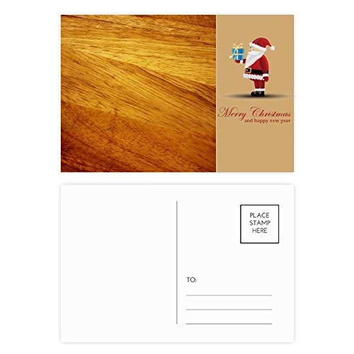 Cartes postales rayures en bois lot de 20 pour écrire des mots de remerciement