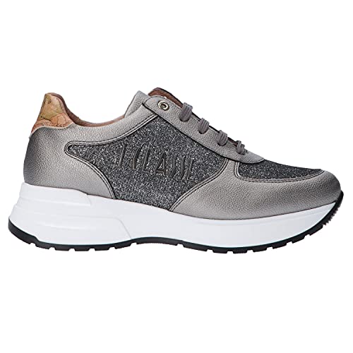  Alviero Martini Sneaker Prima Classe Stringata Argento (Numeric_39)