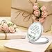 GAOLZIUY Gifts for Daughter, Daughter Gifts from Mom, to My Daughter Silver Compact Mirror, Best Daughter Ever Gifts, Makeup Mirror for Daughter from Mother, Birthday Graduation Wedding Anniversary