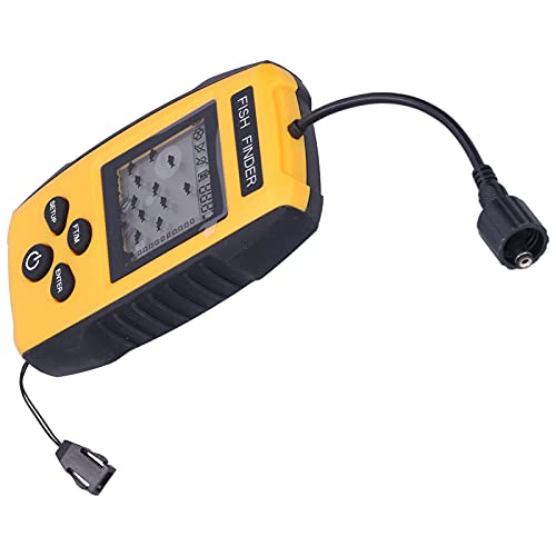 Handheld Kayak Fish Finders, Portable Fish Finder Sensitivity Setting Adjustable Lightweight and Compact with Waterproof Gasket for Boat Fishing for Sea Fishing