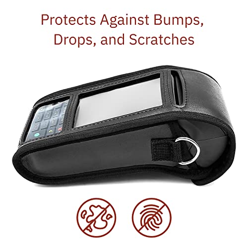 PAX S920 Credit Card Terminal Carrying Case with Shoulder Strap and Hand Strap, Black3