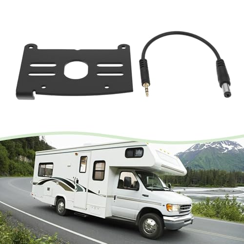 Image of 1 Set Backup Camera Bracket Adapter Kit 8.2 x 6.3cm Compatible with Furrion for RV Camper 5th Wheel Trailer with Pig Tail Plug