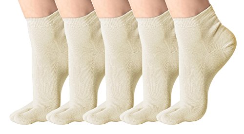 Urbancoco Klassisches weiches elastisches Solide Haus Socken 5 Paare Socken-Set Mittlere Hoch (35-38, #E) Cover