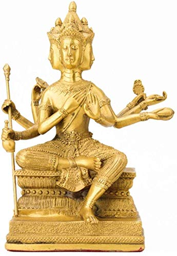 Statue de Bouddha cuivre pur objets de collection décoration feng shui