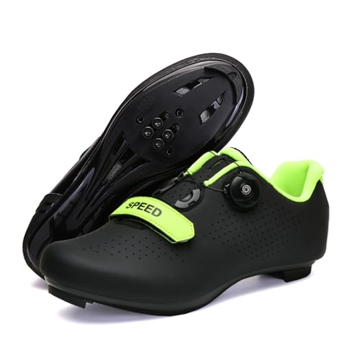 A,47,Zapatillas de ciclismo Zapatillas de ciclismo Cala antideslizante Zapatillas de ciclismo de montaña para hombre Zapatillas de bicicleta Calzado de carretera Zapatillas de velocidad