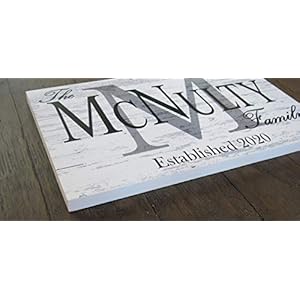 Woodlastnamesignwithestablisheddateweddinggiftforcoupleestmonogramcustomnewhomepresent165x105monogramwithestablisheddate  Urban Country Home Decor Wood last name sign with established date wedding gift for couple est monogram custom new home present 165 x105 monogram with established date  urban country home decor