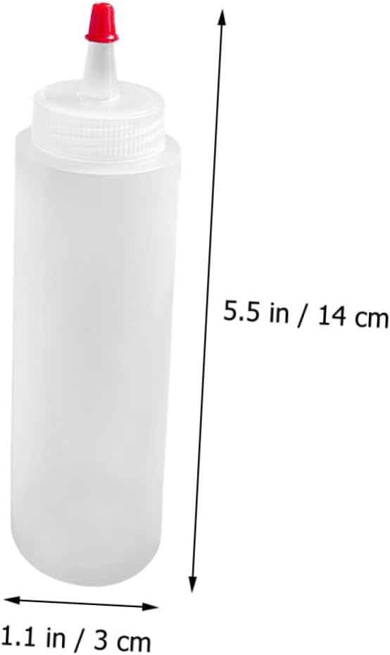15oz Sauce Dispenser Bottles 15pcs, 2oz Small Ketchup Squeeze Bottles, Food-grade Plastic Condiment Dispensers for Kitchen, Bbq, and Salad Dressing image 2