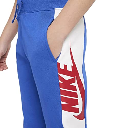 Nike Sportswear Big Boys' Core Amplify Pants (Small, Game Royal/University Red/White)3