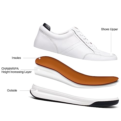 Image of CHAMARIPA Men's Invisible Height Increasing Casual Sneakers