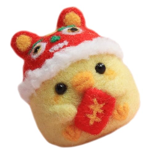 Anneome DIY Filzwolle Bastelset Für Anfänger Cartoon Schaf-filzfigur Material Handgefertigte Tier-filzkunst Komplettes Zubehör Für Kreative Junge Mädchen Und Eltern-Junge Mädchen-aktivität