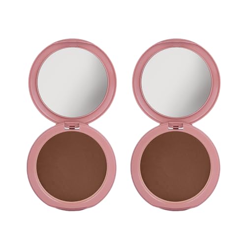Dazller Classique Compact Powder, 9g – (Pack of 2), 8012 Contour, Velvety Natural Finish, Oil-Control, Sebum Absorption Formula, No-makeup look, Emollient-rich