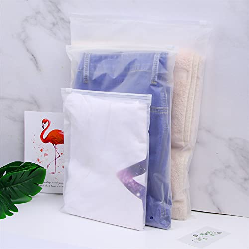 Annhao 30 Pieces Sac De Rangement Voyage Zipper Seal Pochette Etanche Plastique Transparent Depoli Sac Organisateur Multifonctions Pour Vetements Sous Vetements Chaussures Cosmetique 5 Tailles