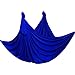 WELLSEM Deluxe L:5.5 Yards W:3 Yard Yoga Flying Swing Aerial Yoga Hammock Silk Fabric for Yoga Bodybuilding(5mx2.8m) (Deep Blue)