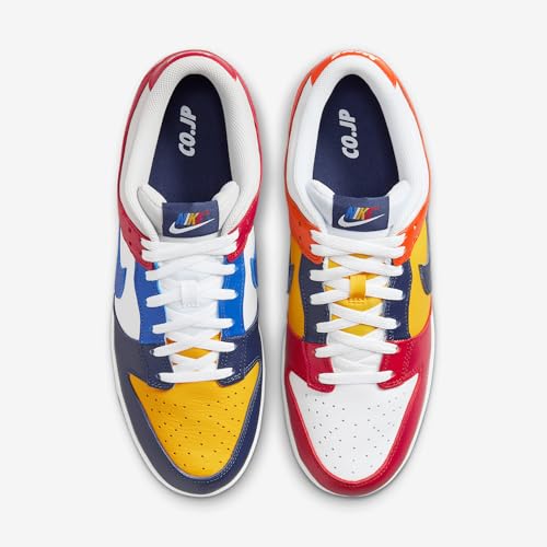 Image of Nike Dunk Low JP Shoes (Midnight Navy /Varsity Red /Neutral Grey /Varsity Maize) Size 15