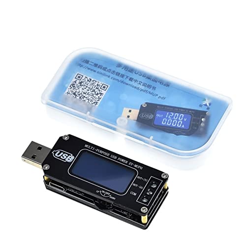 usb チェッカー、usb テスター、 USB昇圧降圧電源電圧調整モジュール5V~3。3V 9V 12V 24V デスクトップパワーモジュールデュアルシステム(XY-MUPH With Case)