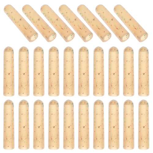 GLEAVI Gommini per Manicotti da Pesca alla Carpa 50 Pezzi in Gomma Liscia per Assorbimento Urti Attrezzatura Pesca Protettiva