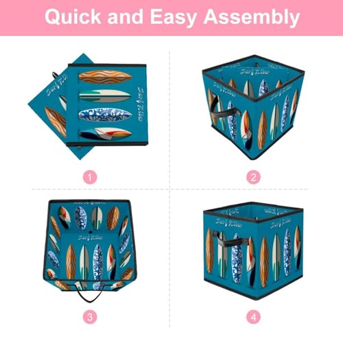 Boîte de rangement pliable pour optimiser les placards encombrés - 6