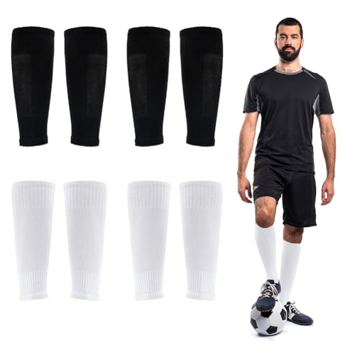 Ukontagood Soccer Leg Sleeves (4 Pairs) for Youth & Adults