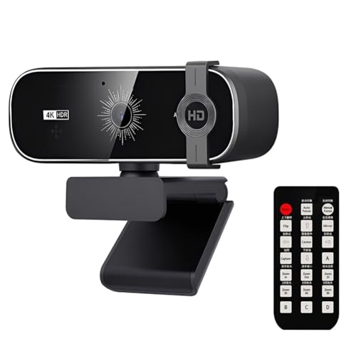 Webcam 4K ultra haute définition avec obturateur de sécurité
