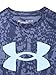 Under Armour Boys Tech Big Logo Printed Short-Sleeve T-Shirt, (411) Midnight Navy / / Stream, X-Large