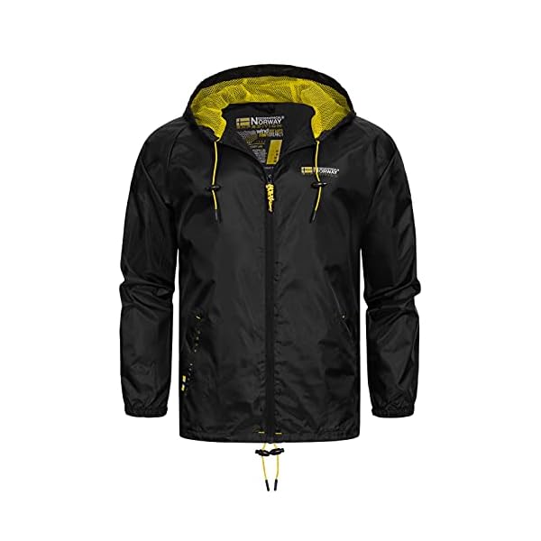 Geographical Norway regenjas voor heren, overgangsjas, windjack, outdoor, regenjas