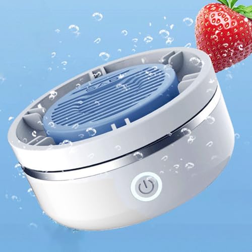 Smart Fruit and Vegetable Washing Machine with 6-Layer Titanium Electrolysis, Hydroxyl & Hypochlorous Oxidation Purifier, Deep Vortex Wash for Fruits, Veggies &...