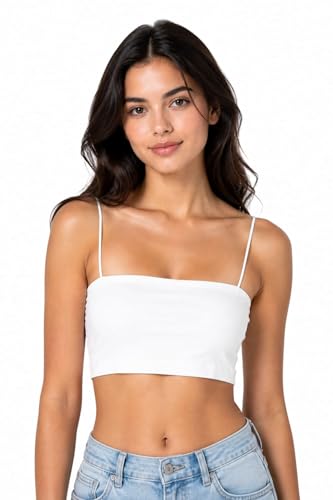 Image of Seamless Padded Bralette for Women | Free Size (Best Fit 28-32 Bust, S to M) | Stretchable Wireless Camisole Bra | Soft Comfortable
