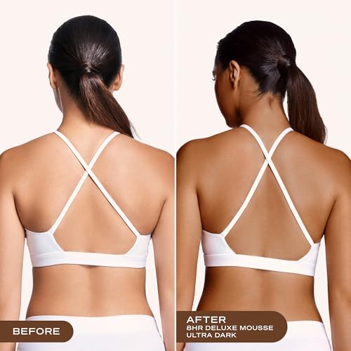 Image of Loving Tan Deluxe Self Tanning Bronzing Mousse, Ultra Dark - Streak Free, Professional Quality Sunless Tanning - Up to 5 Self Tanner Applications per Bottle, Cruelty Free - 4 FL Oz