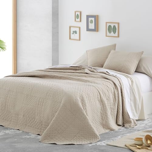 Burrito Blanco | Colchas de Verano 148 Beige | para Cama de 150/160 cm (+ Medidas Disponibles) | Colchas de Verano 150 | Cama Doble 150 Burrito Blanco | Colchas de Verano 148 Beige | para Cama de 150/160 cm (+ Medidas Disponibles) | Colchas de Verano 150 | Cama Doble 150
