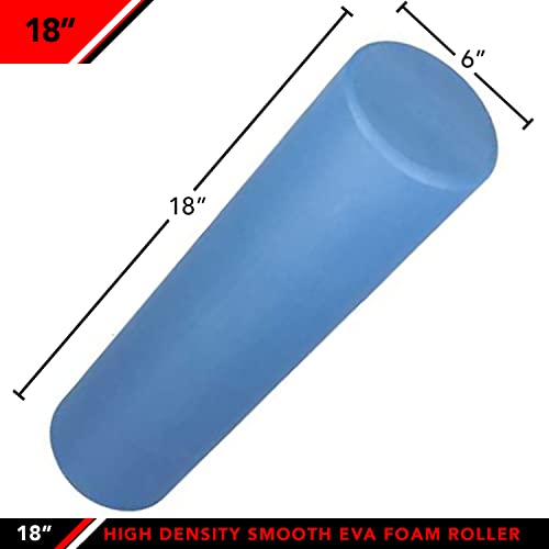 JFIT High-Density Smooth Foam Roller 18in — view 2