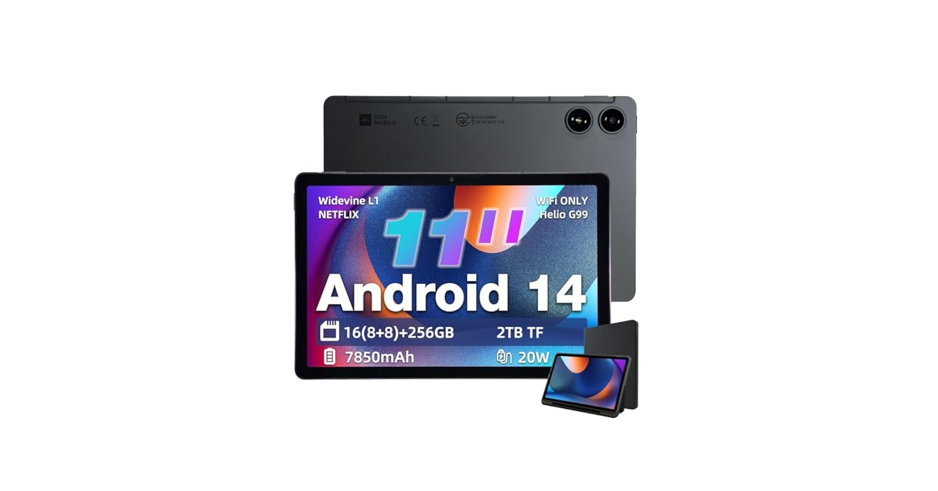 Amazon.com : AGM PAD P2 11 inch Android 14 Tablet, 90Hz 480