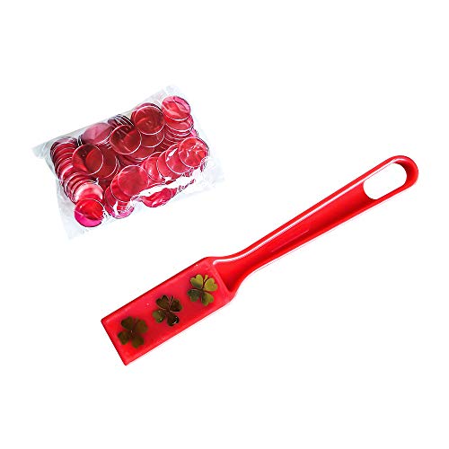YH Bingo Magnetic Wand with 100 Chips-Red