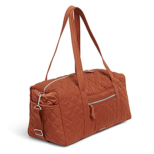 Vera Bradley Performance Twill Medium Travel Duffle Bag, Toasted Terracotta