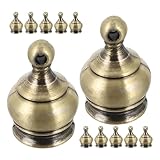 Compatibilité étendue avec les lampes : l'écrou de la douille convient aux lustres, lampes de table et lampadaires, faisant de ces embouts de lampe des modèles anciens et modernes, parfaits pour décorer les lampes